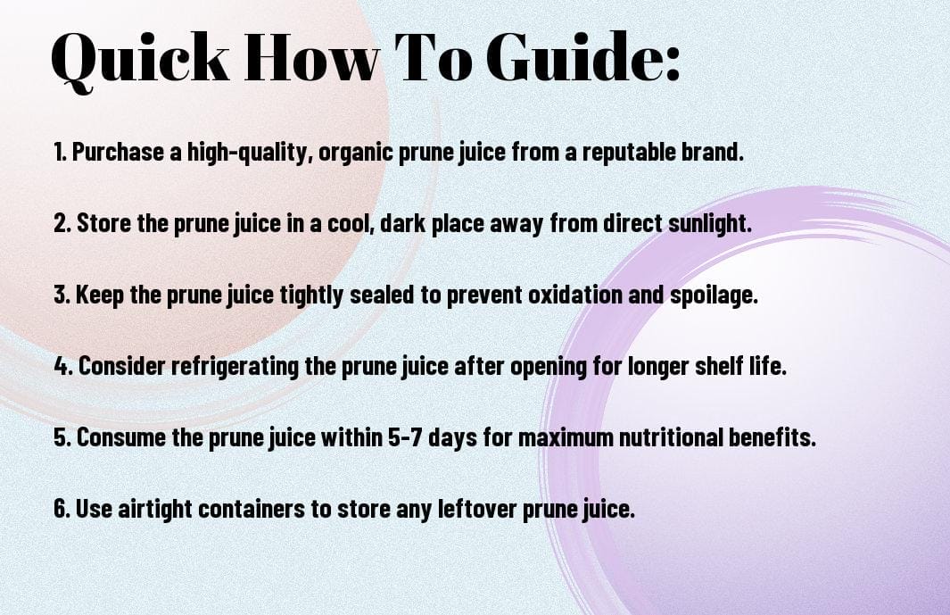storing prune juice for nutritional benefits 2