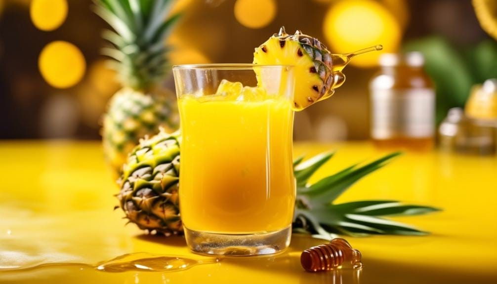pineapple juice and honey potent health duo